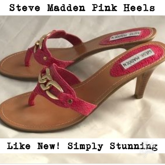 Steve Madden Shoes - SALE🎉Steve Madden Pink Heels! Simply Stunning ❤️